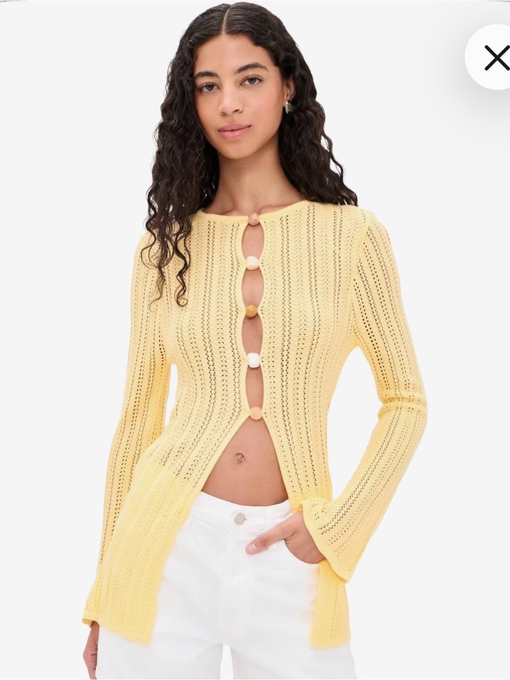 BAOBAB Corsica Top in Yellow NWT